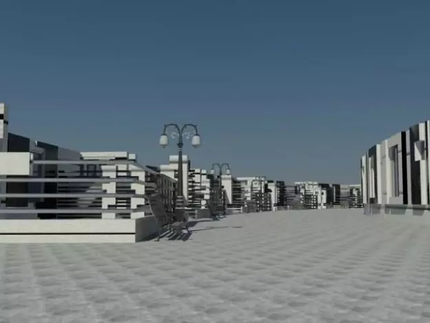 complex city 3D model