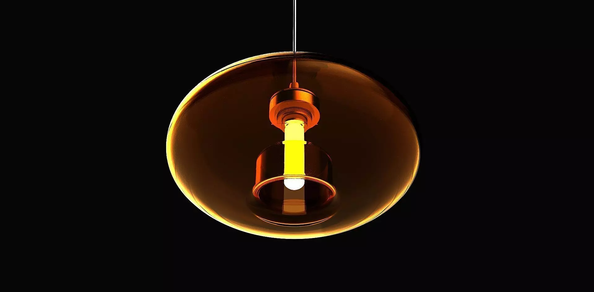 Deco hanging lamp 01 Free 3D model