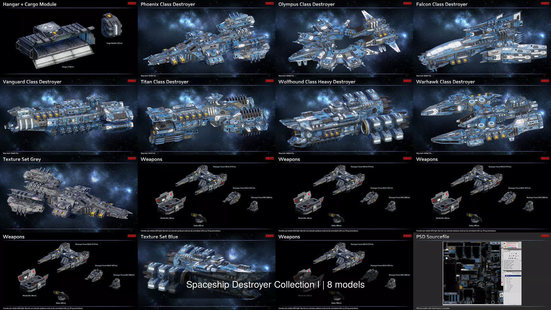 Spaceship Destroyer Collection I _0
