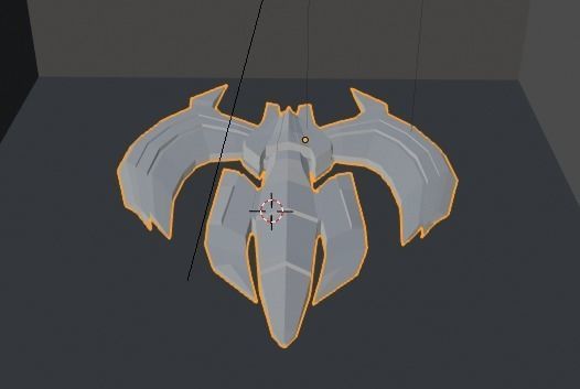 Spaceship GRXX00 3D Model Low-poly 3D model_25