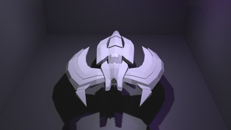 Spaceship GRXX00 3D Model Low-poly 3D model_18
