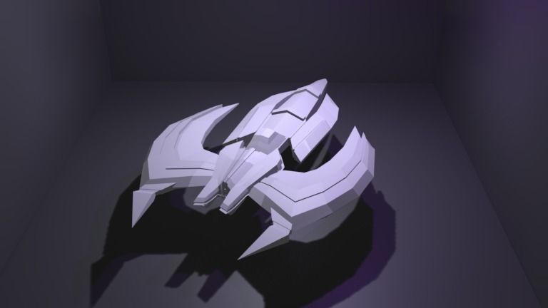 Spaceship GRXX00 3D Model Low-poly 3D model_16
