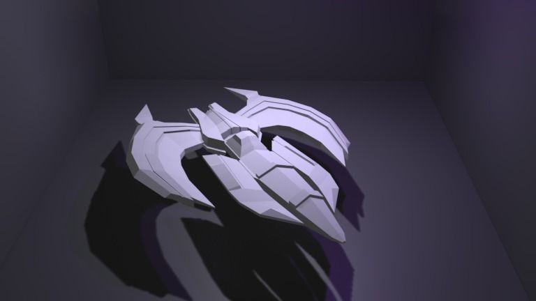 Spaceship GRXX00 3D Model Low-poly 3D model_22