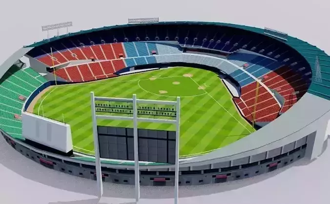 Jamsil Baseball Stadium - South Korea 3D model