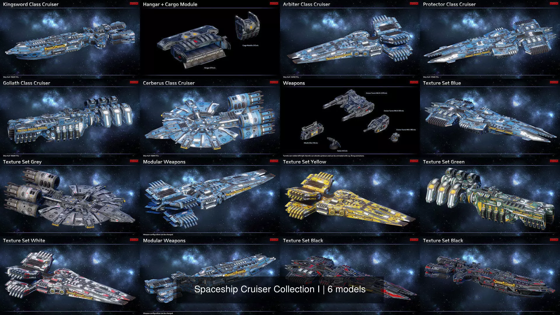 Spaceship Cruiser Collection I _0