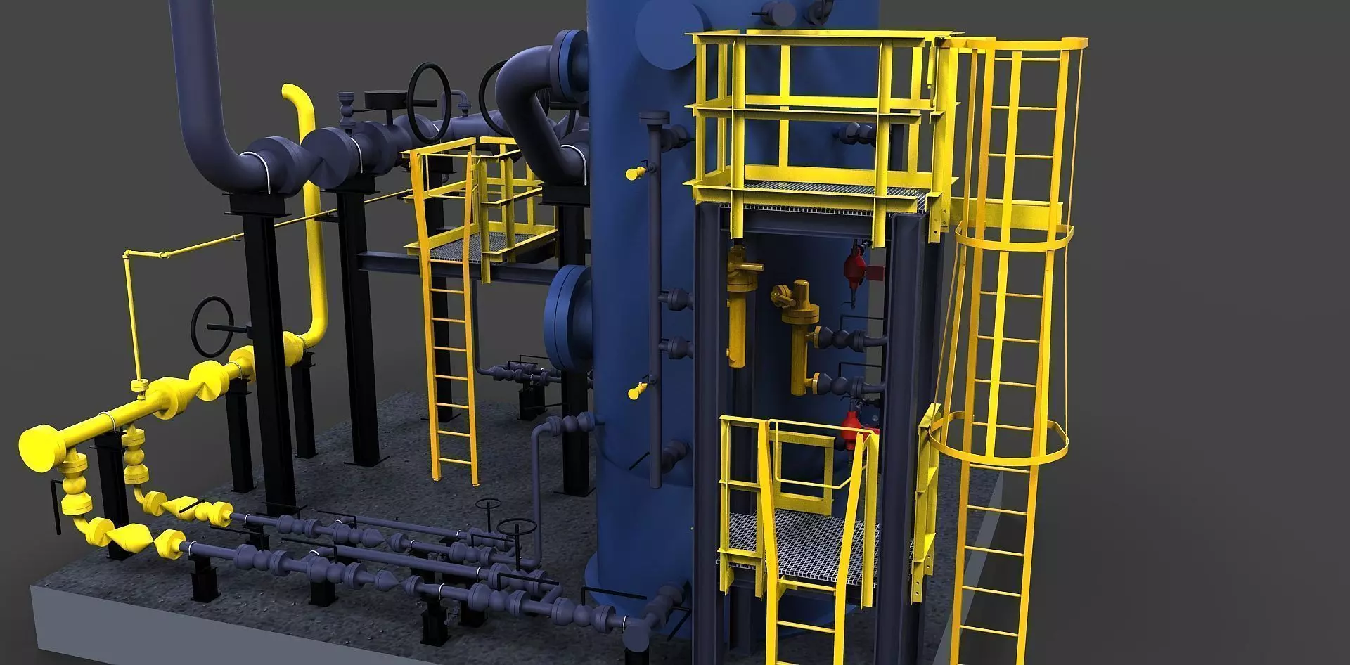 Access platforms Free 3D model_0