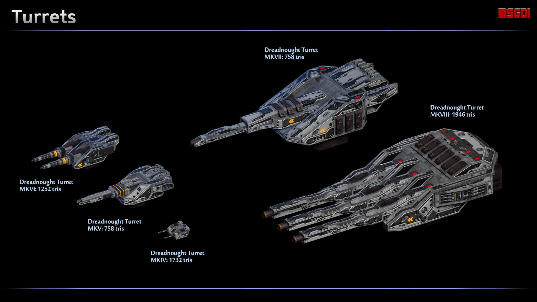 Spaceship Dreadnought Collection I _8