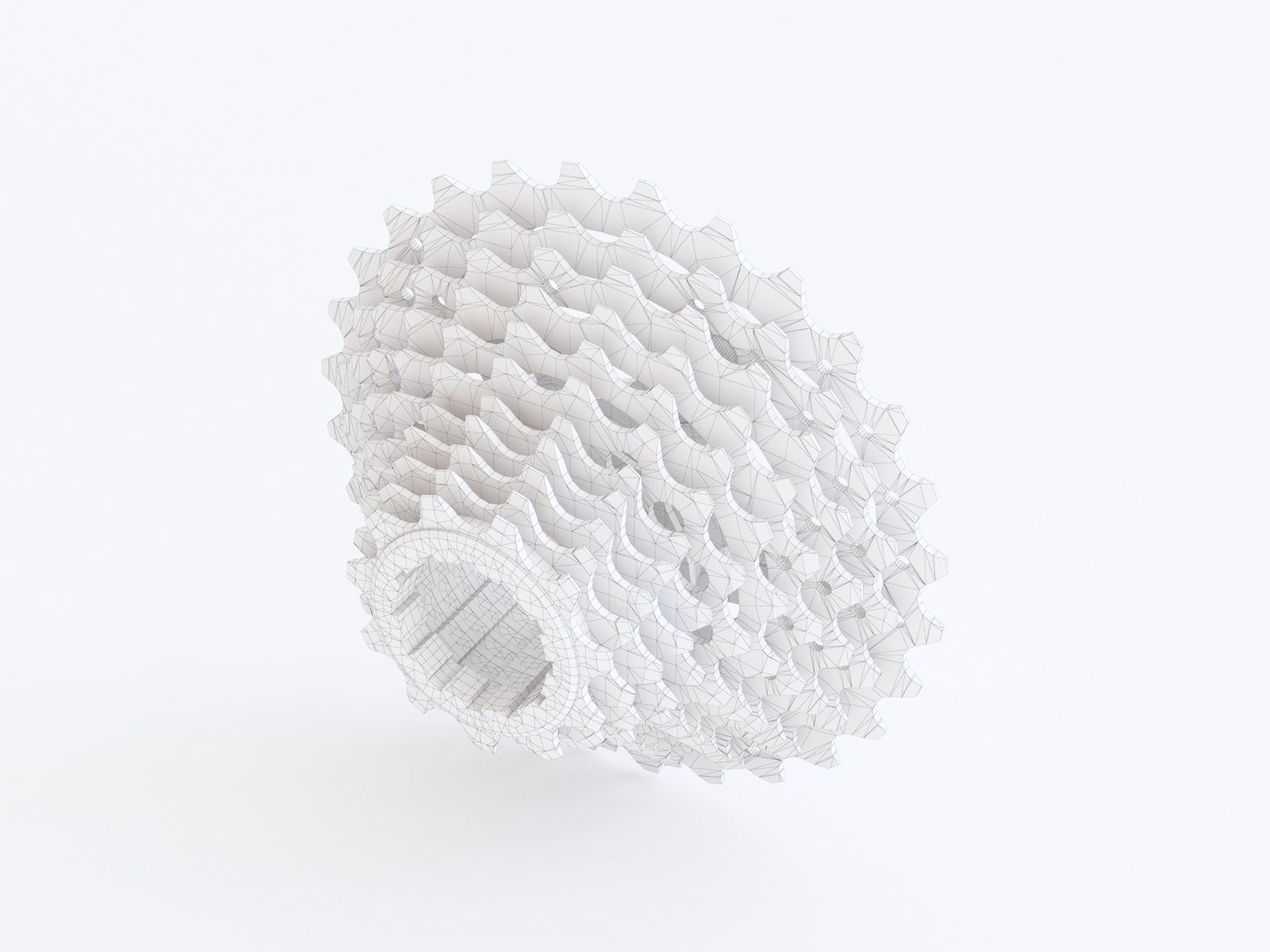 Bicycle cassette 3D model_1