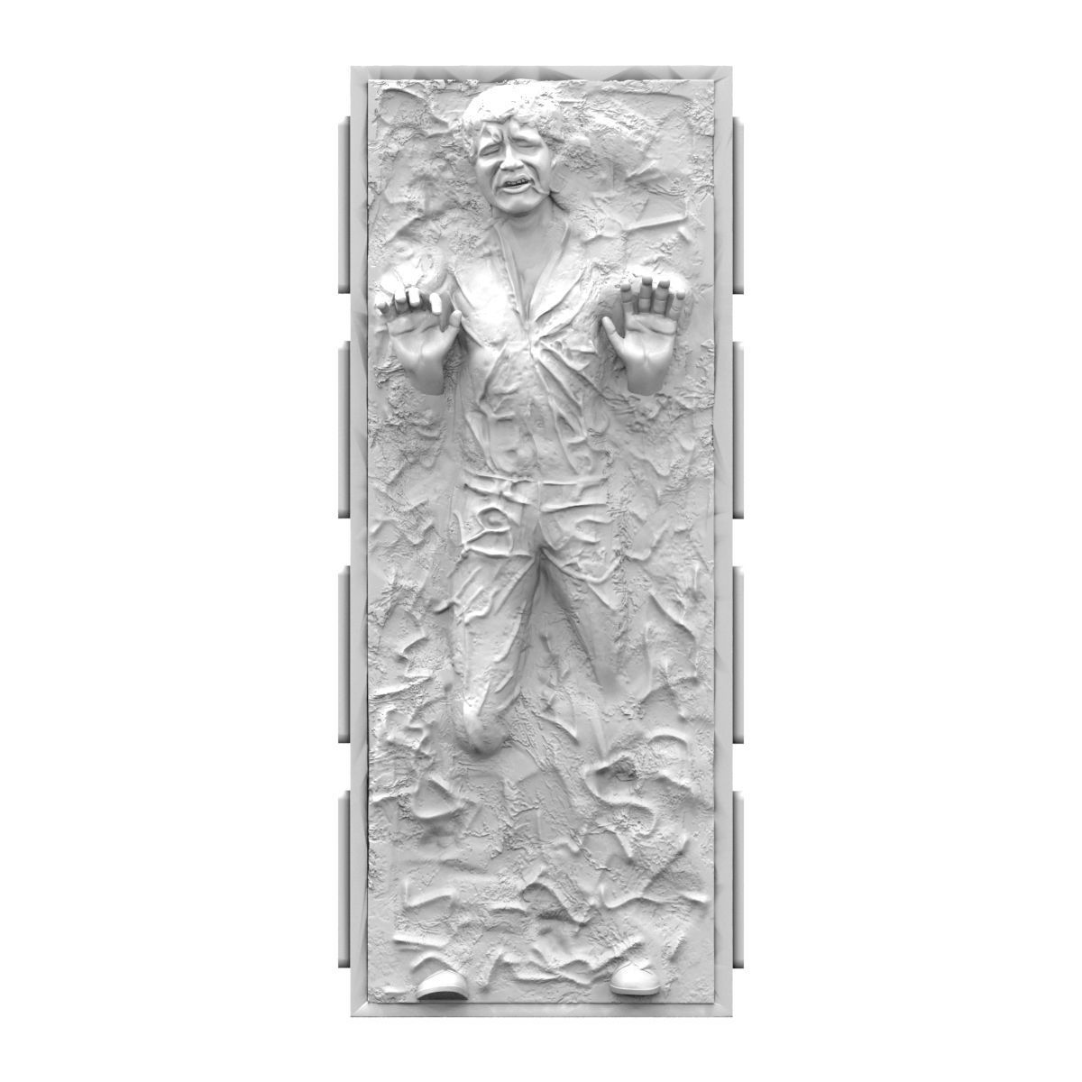 Han solo carbonite 3D print model_6