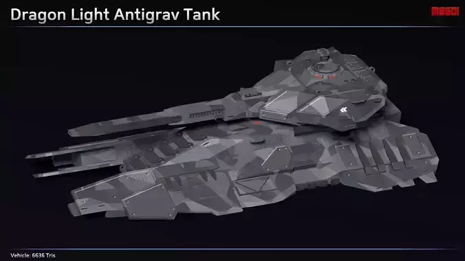 Scifi Antigrav Tanks Collection 