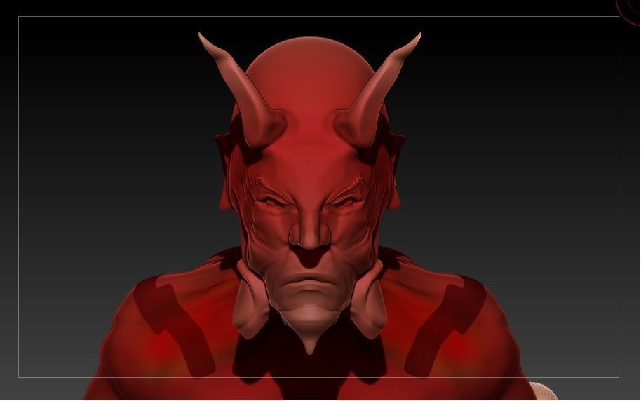 The Demon ZBRUSH  3D model_1