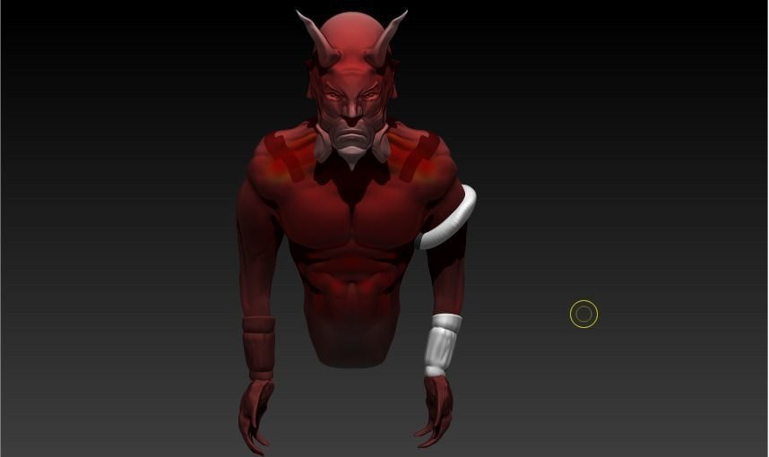 The Demon ZBRUSH  3D model_3