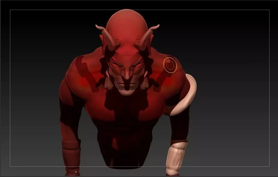The Demon ZBRUSH  3D model_0