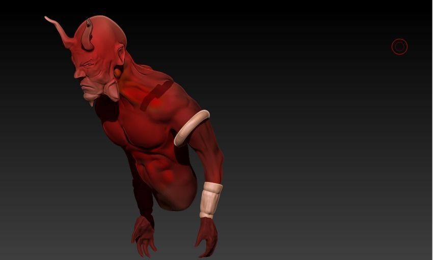 The Demon ZBRUSH  3D model_2