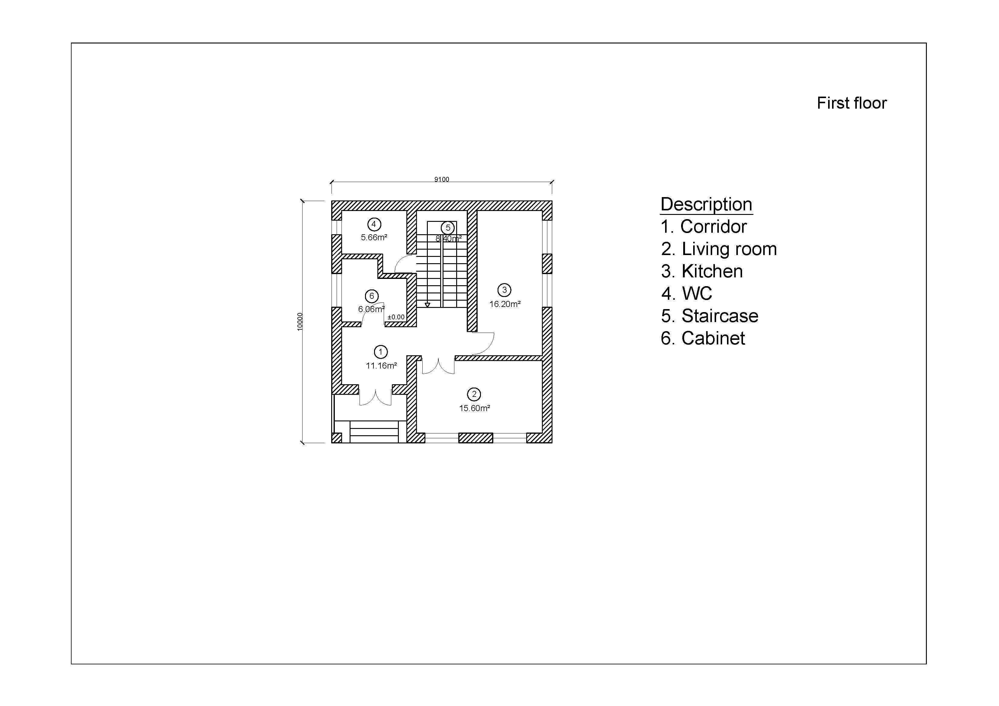 Private beautiful house project 3D model_2