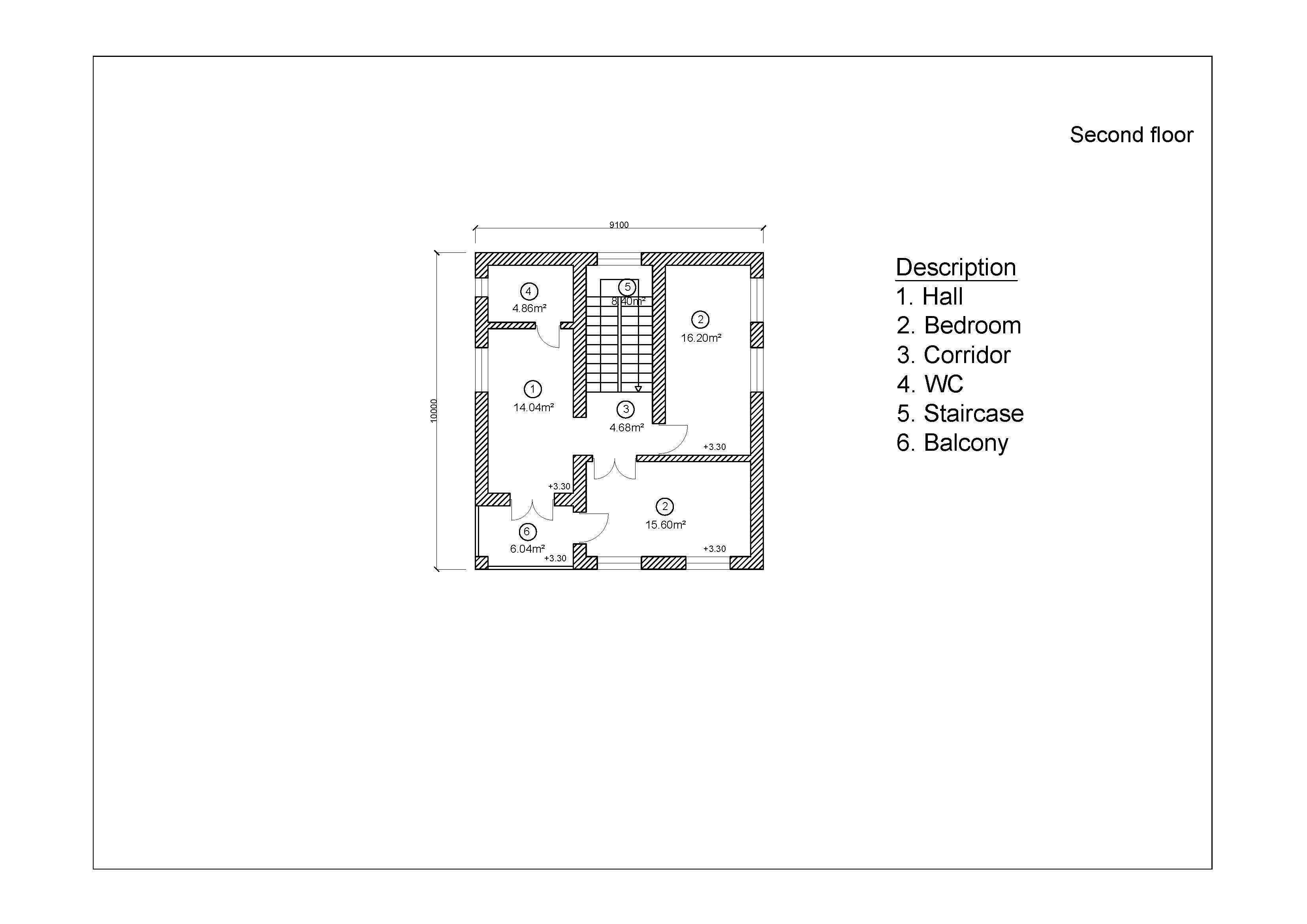 Private beautiful house project 3D model_3