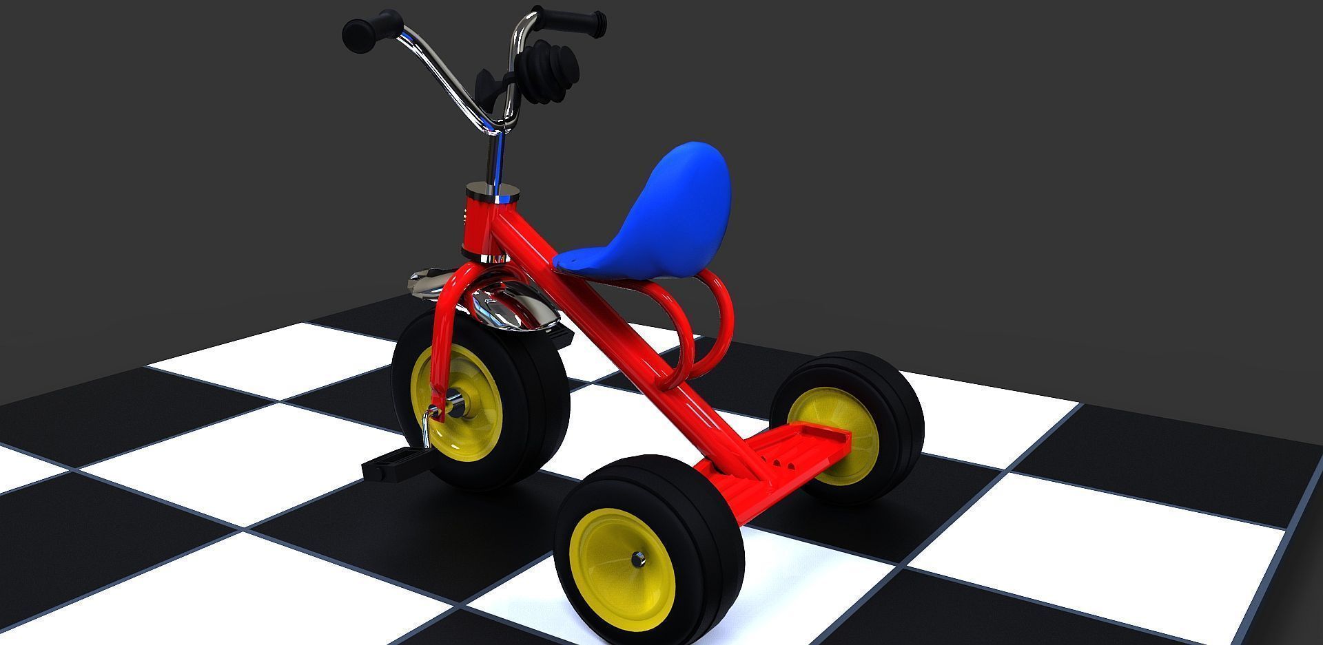 Tricycle free 3D model CGTrader
