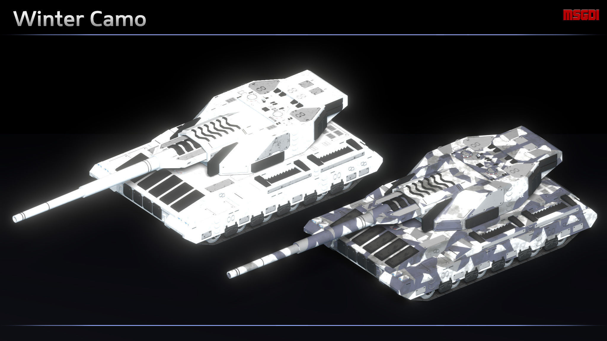 Scifi Doomhammer Heavy Nuclear Artillery Low-poly 3D model_8