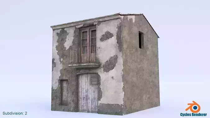 Post-Apocalyptic Abandoned House