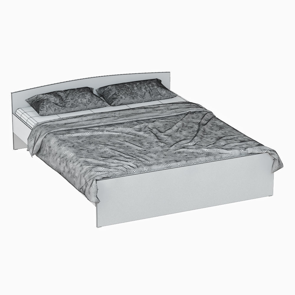 Bed Todalen 3D model_7