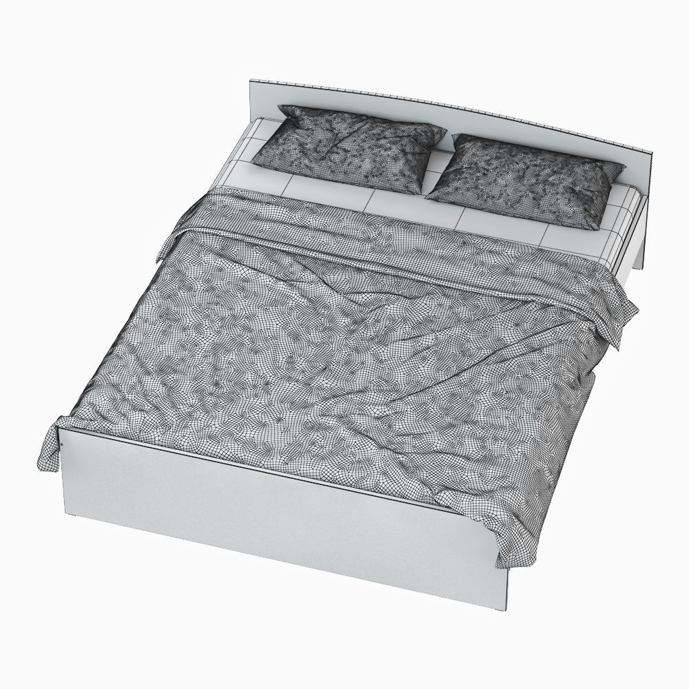 Bed Todalen 3D model_8