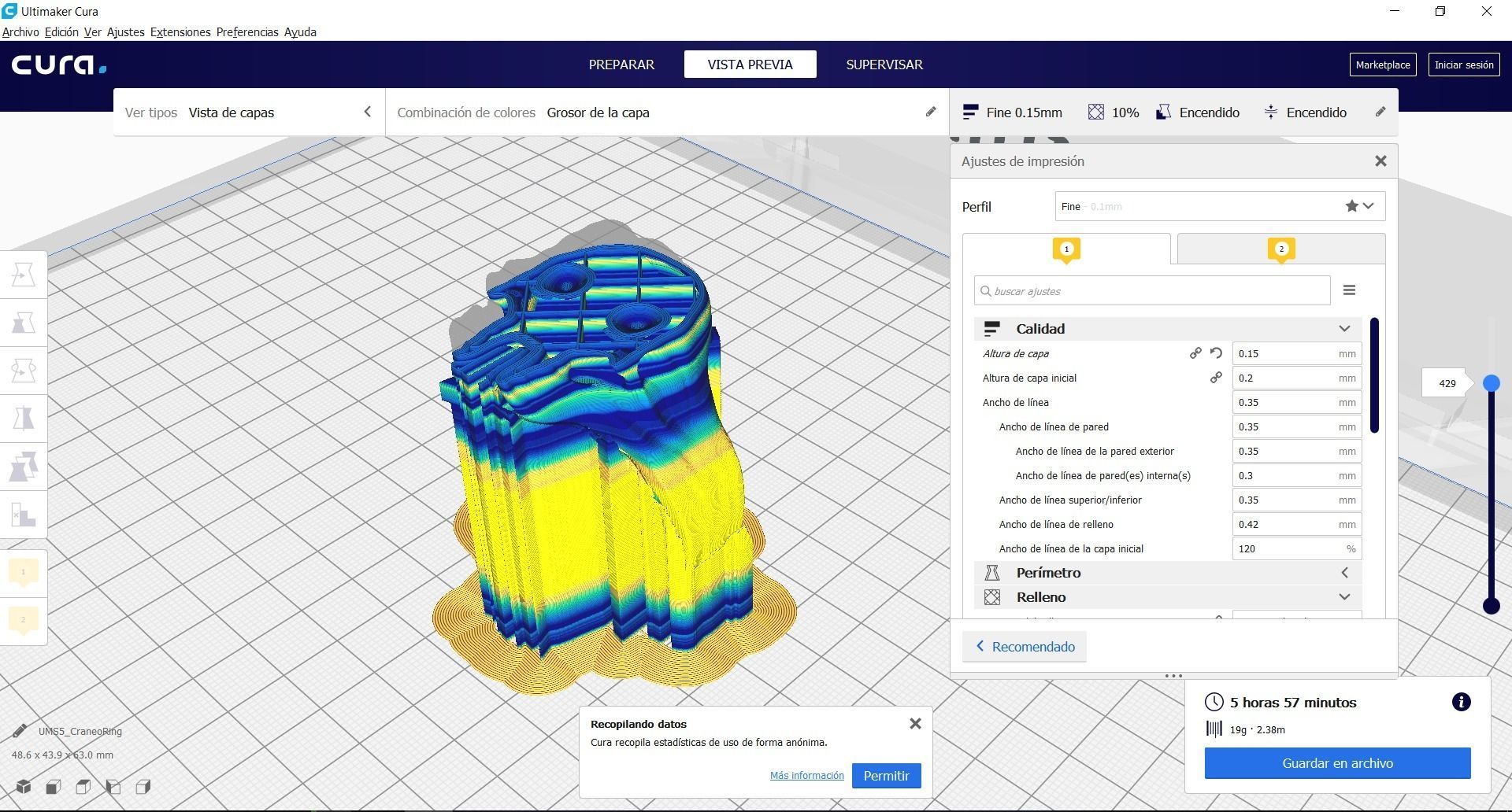 Skull Ring 3D print model_2