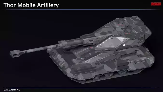 Scifi Fire Support Tanks Collection 