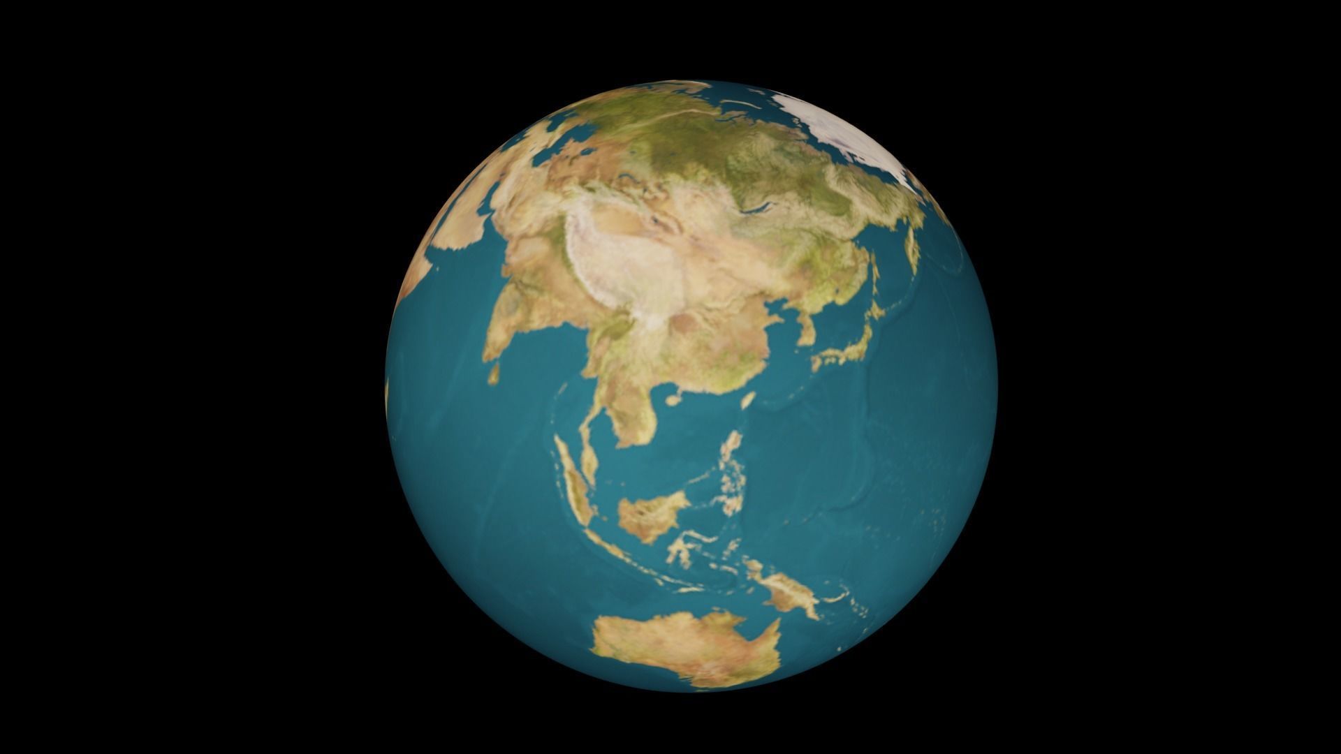 Planets and Pluto 3D model_3