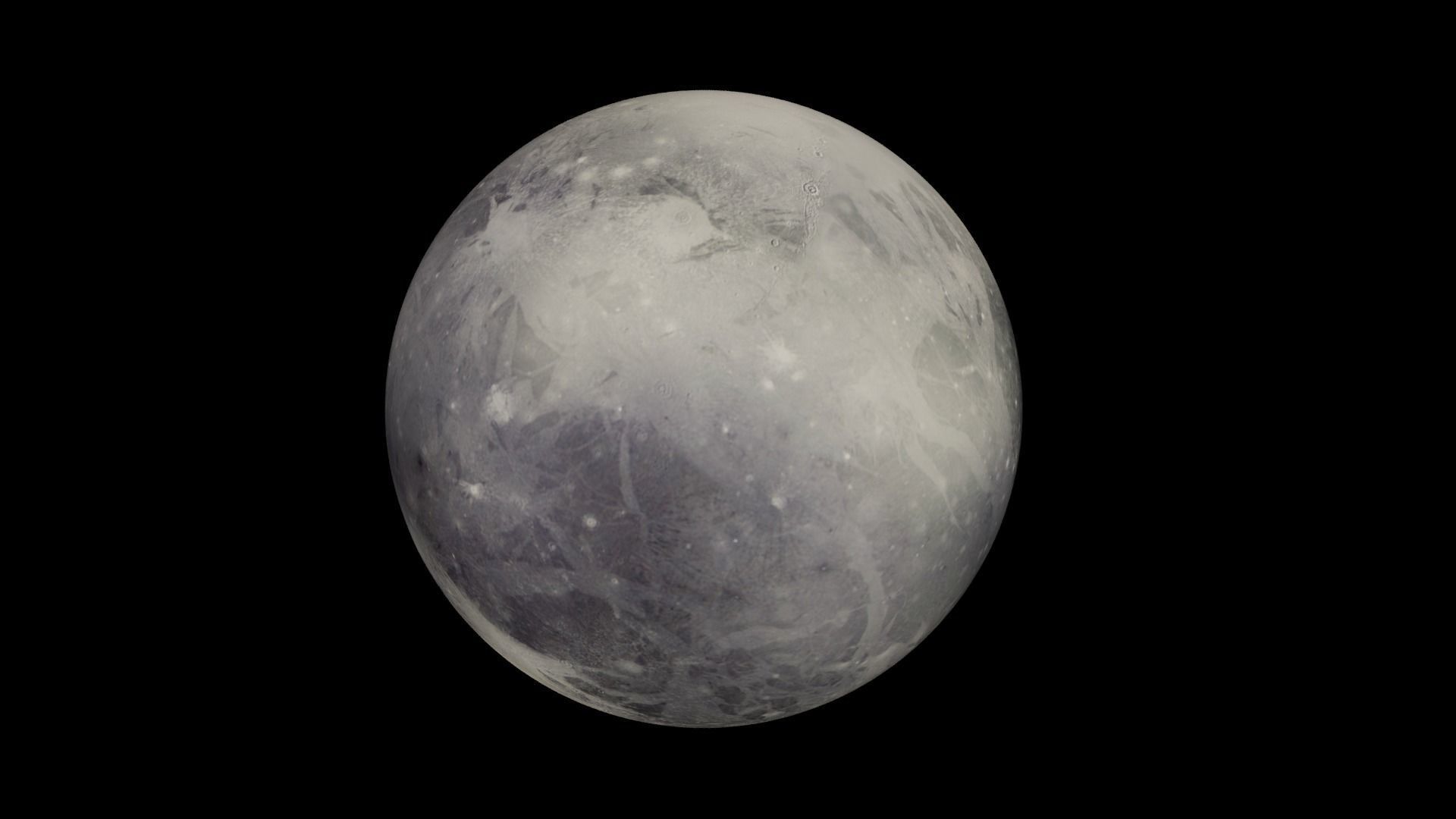 Planets and Pluto 3D model_11