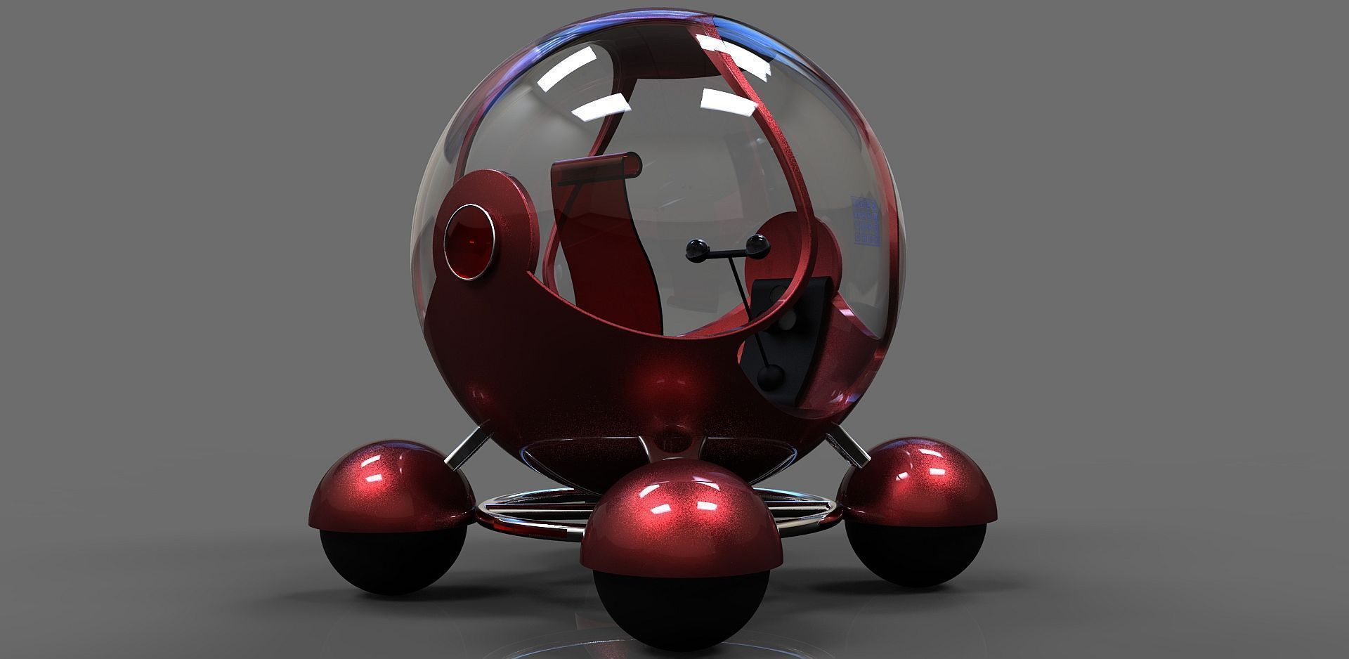 Future Car Free 3D model_5