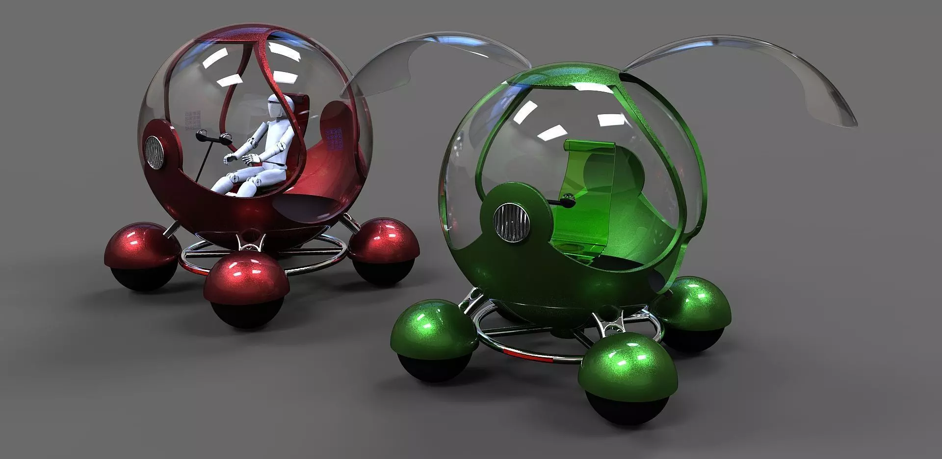 Future Car Free 3D model_0