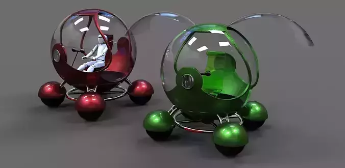 Future Car Free 3D model