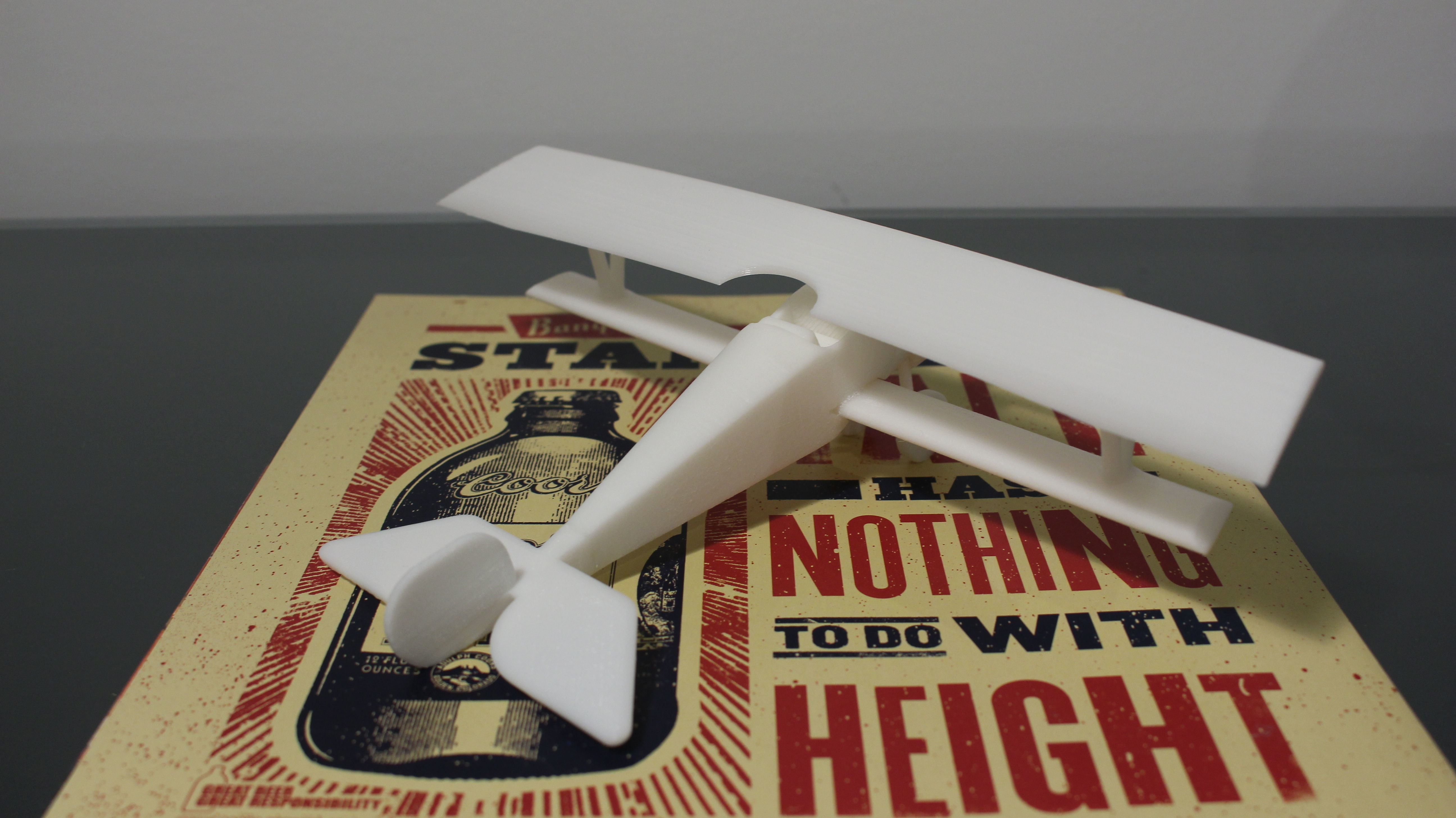 1916 French Biplane Nieuport 17 3D print model_2