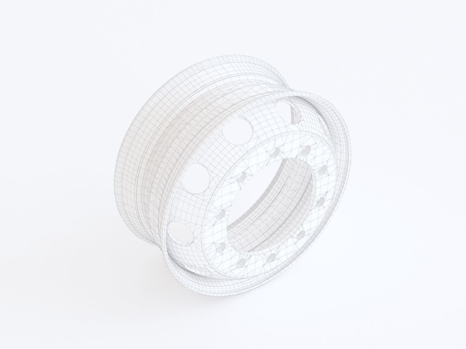Steel rim 01 3D model_1