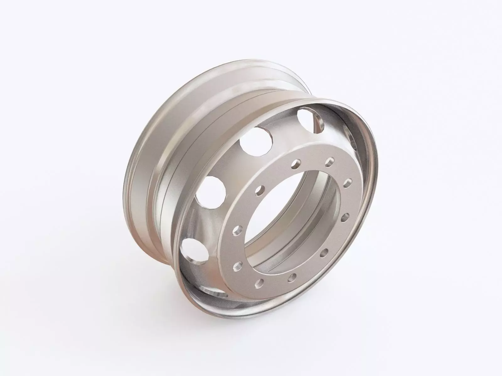 Steel rim 01 3D model_0