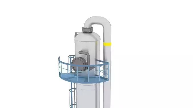 Dehydration equipment Low-poly 3D model