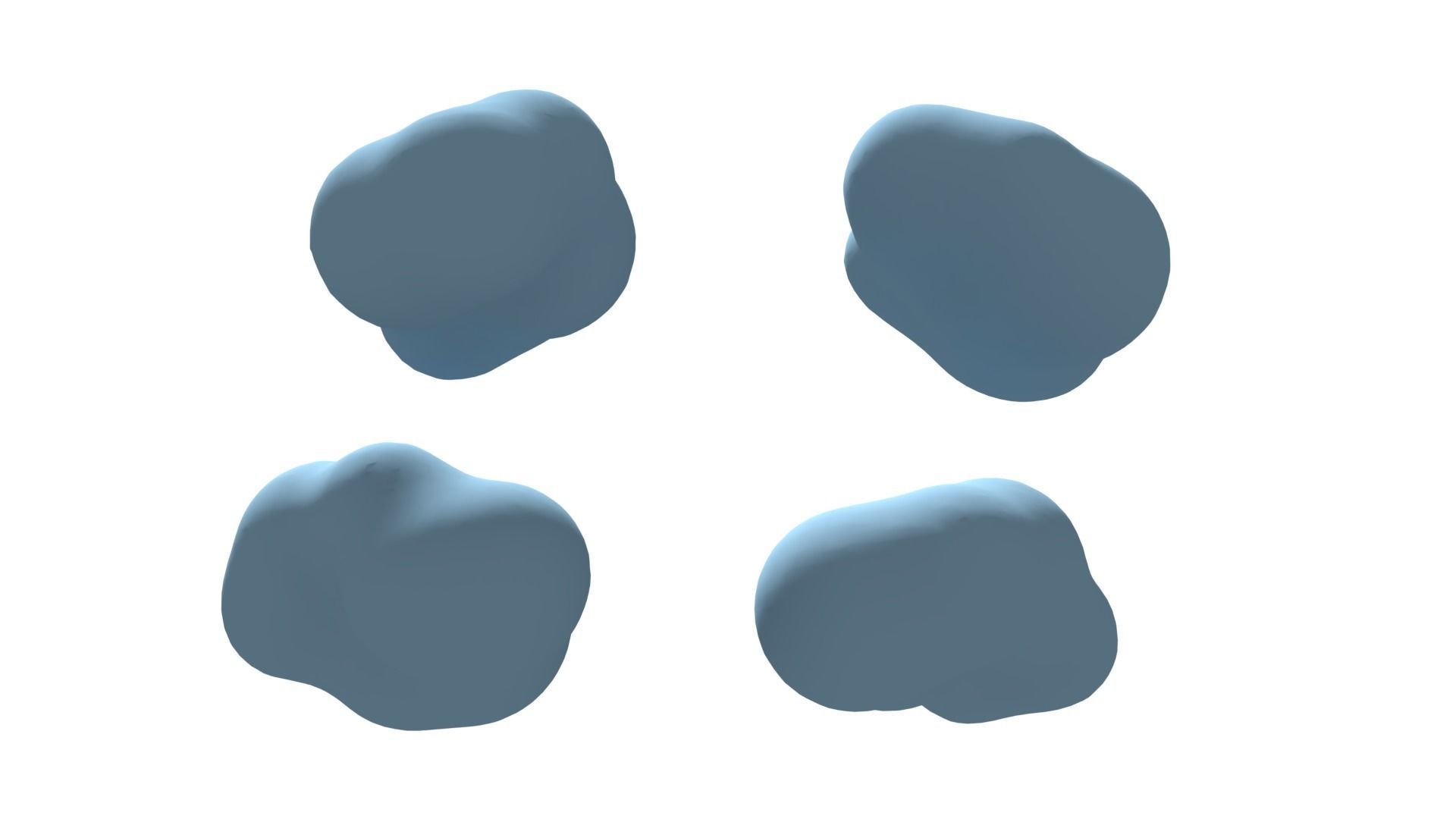 Clouds 4 3D model_2
