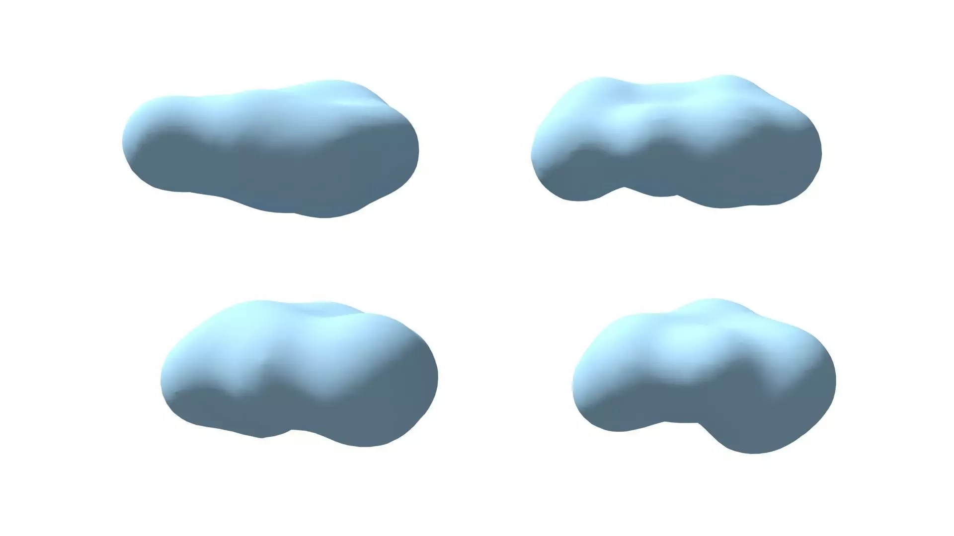 Clouds 4 3D model_0