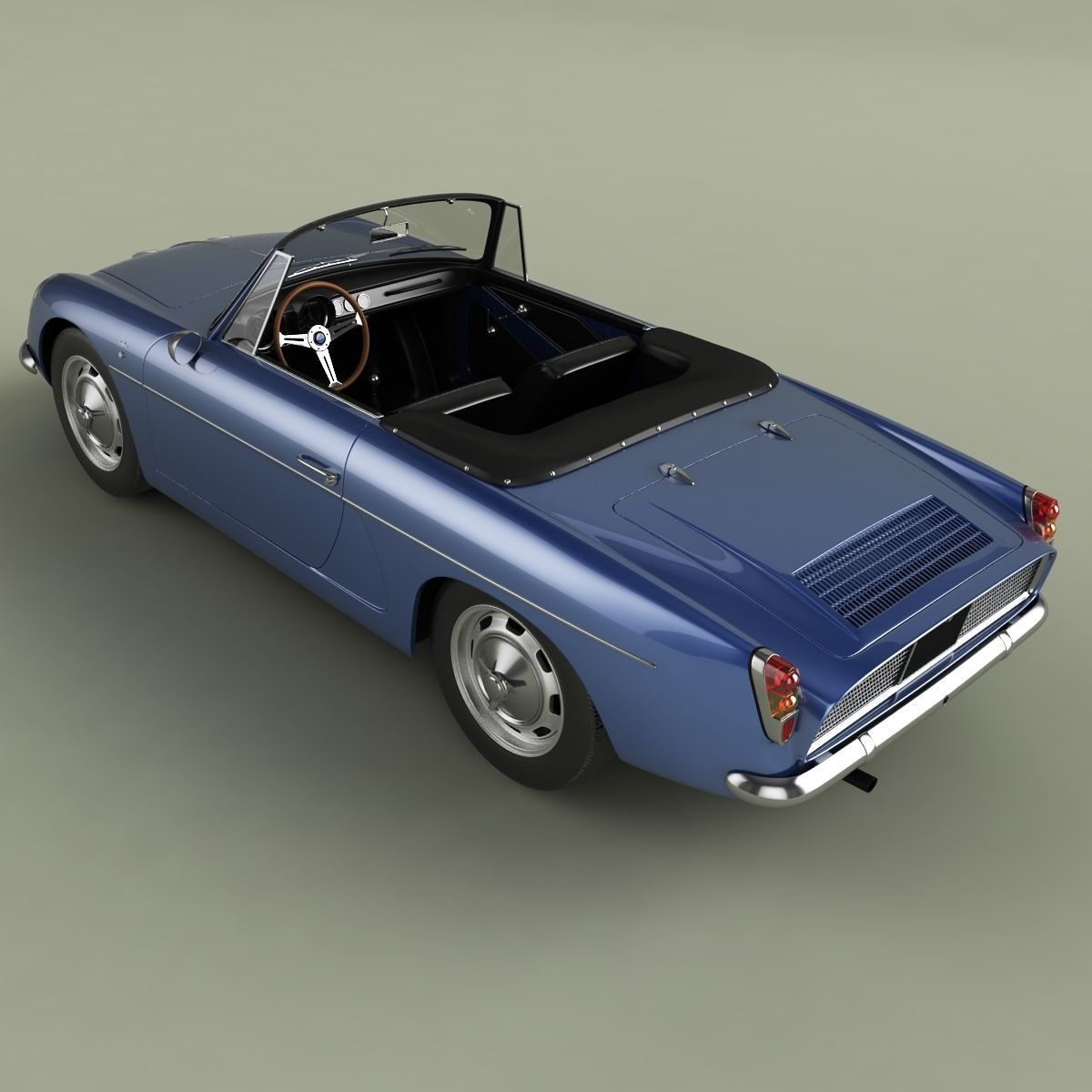 Renault Alpine A110 Convertible 3D model_7