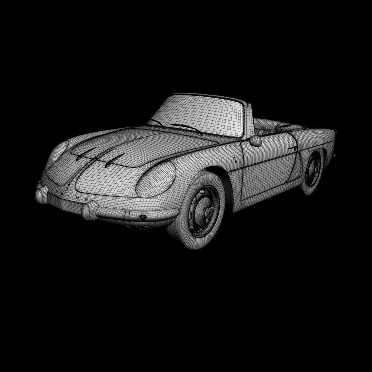 Renault Alpine A110 Convertible 3D model_14