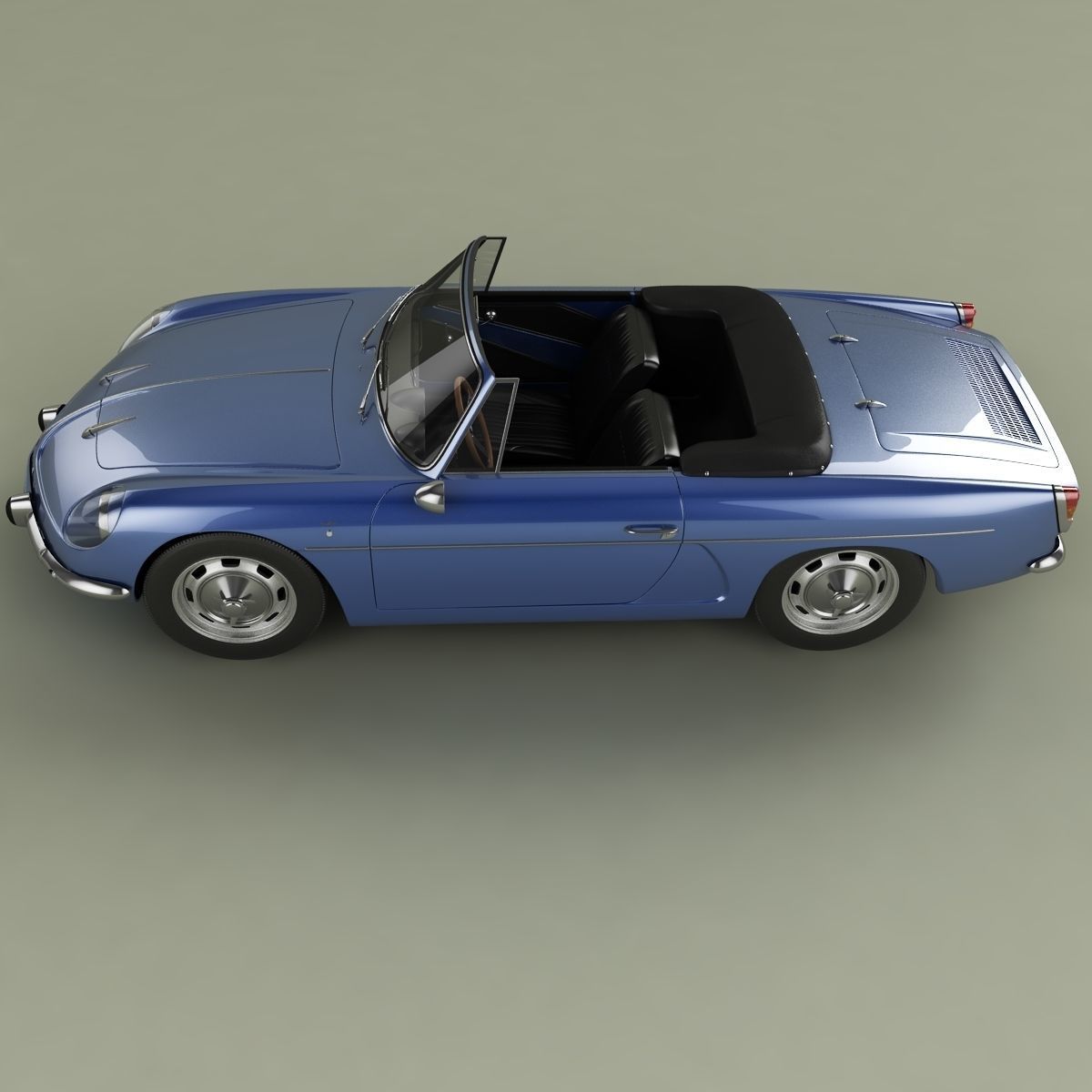 Renault Alpine A110 Convertible 3D model_6