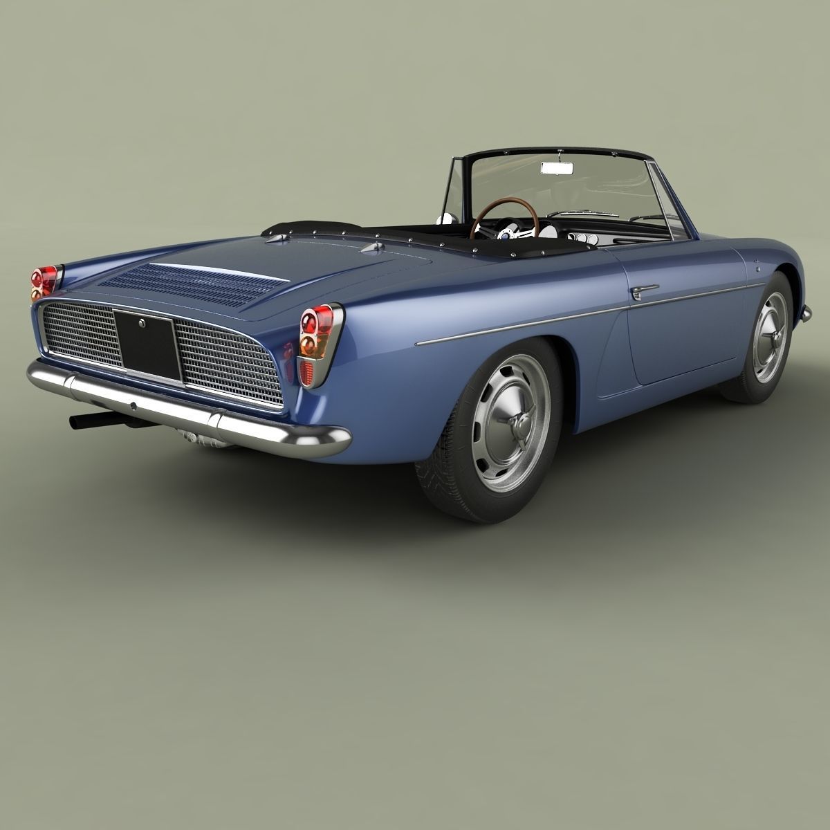 Renault Alpine A110 Convertible 3D model_2