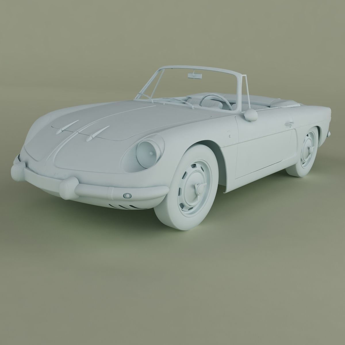 Renault Alpine A110 Convertible 3D model_10