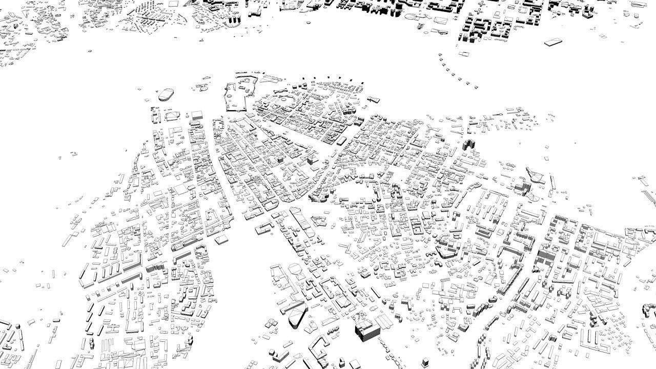 Kazan Streets and Buildings 3D model_11