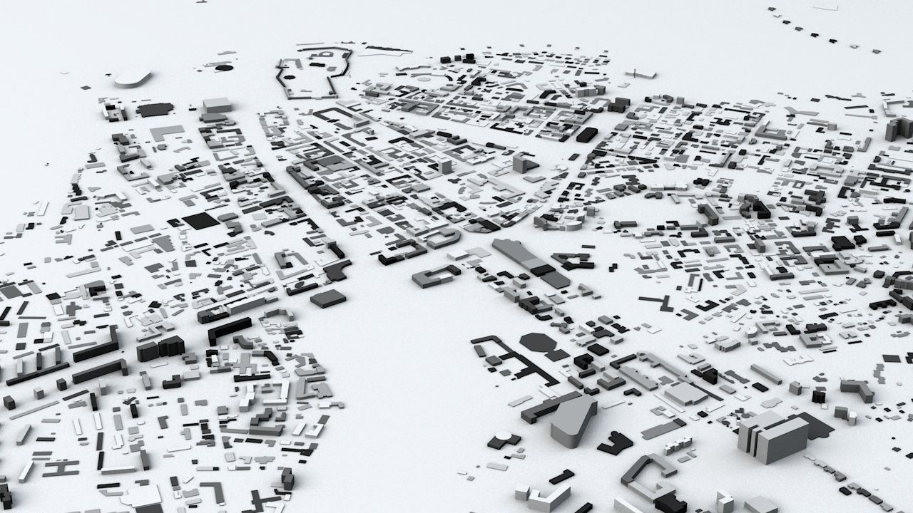 Kazan Streets and Buildings 3D model_3