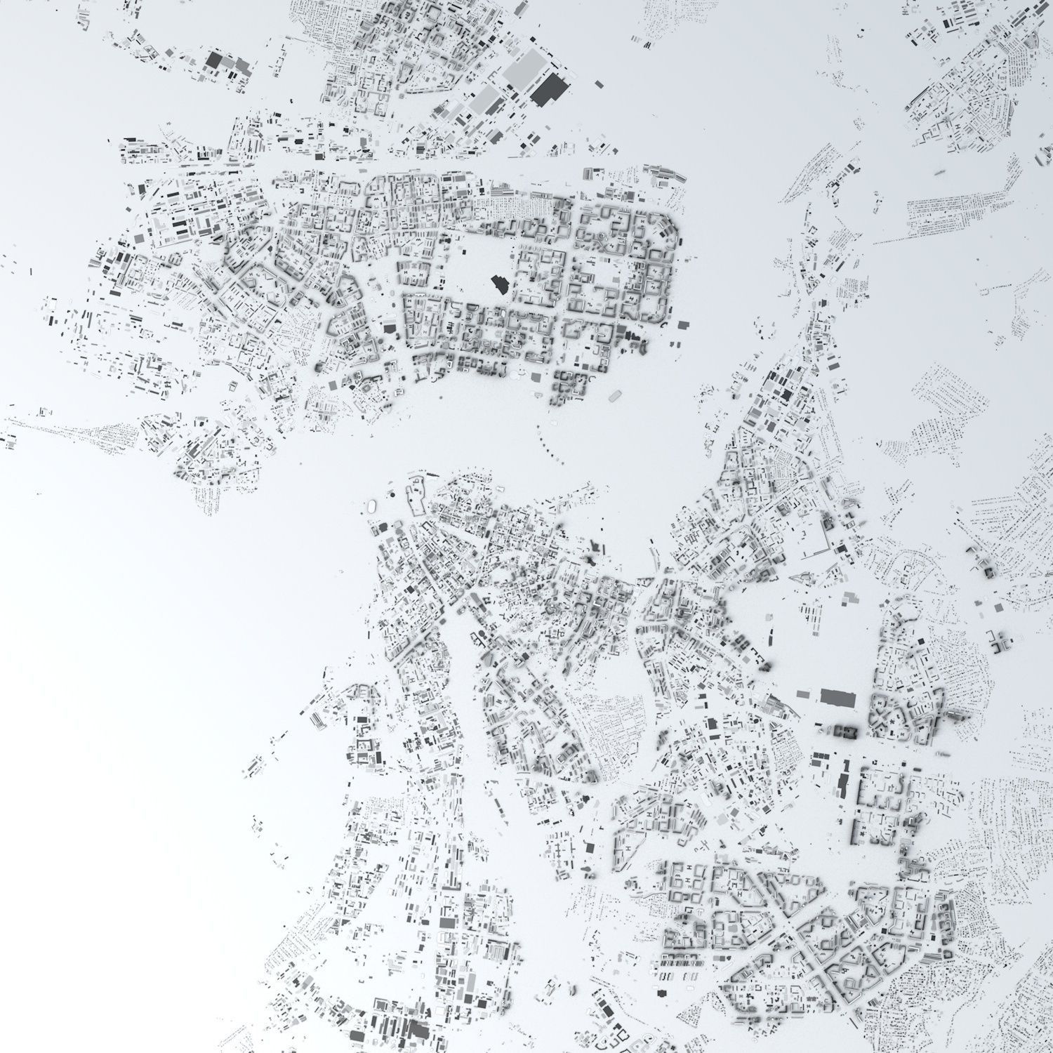 Kazan Streets and Buildings 3D model_1