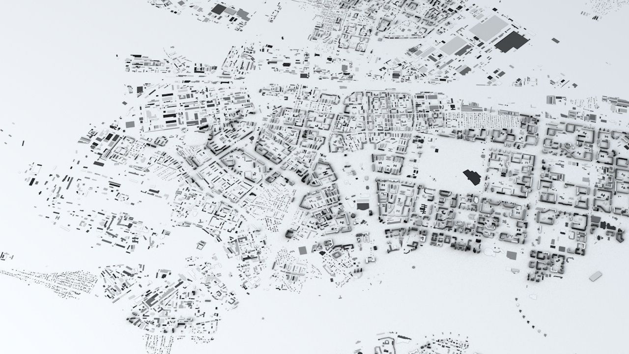 Kazan Streets and Buildings 3D model_2