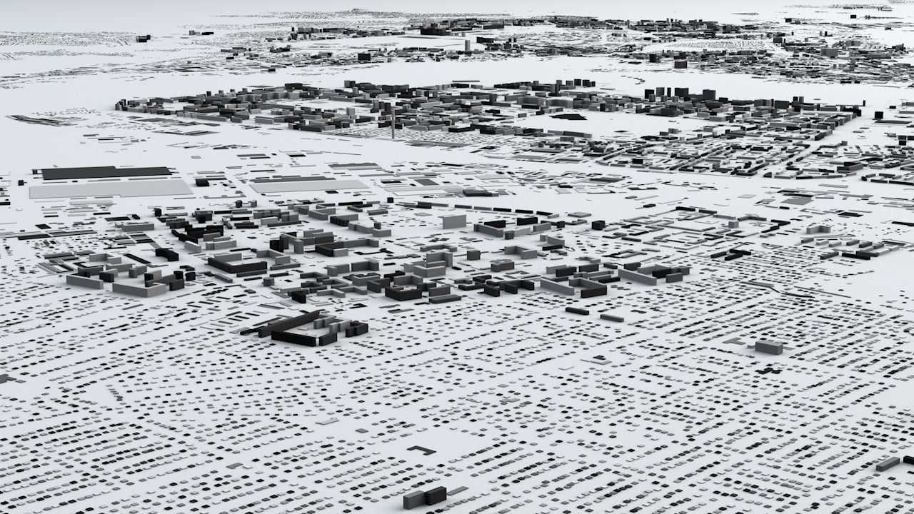 Kazan Streets and Buildings 3D model_8