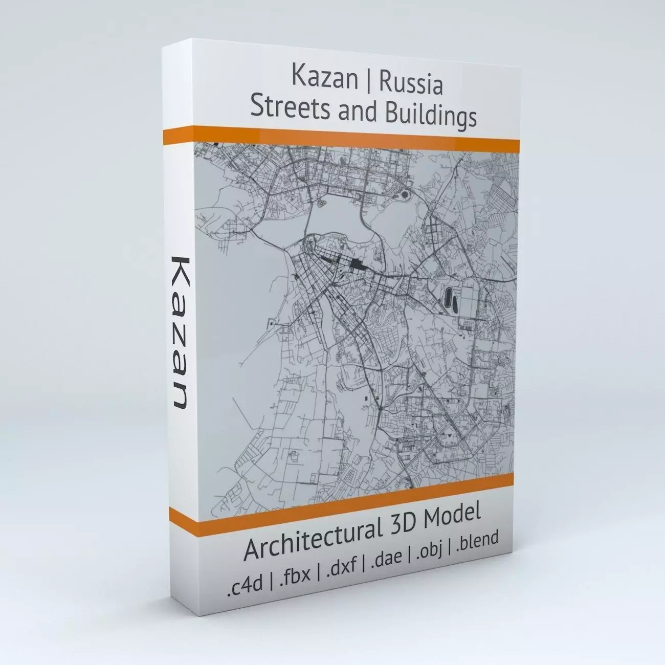 Kazan Streets and Buildings 3D model_0