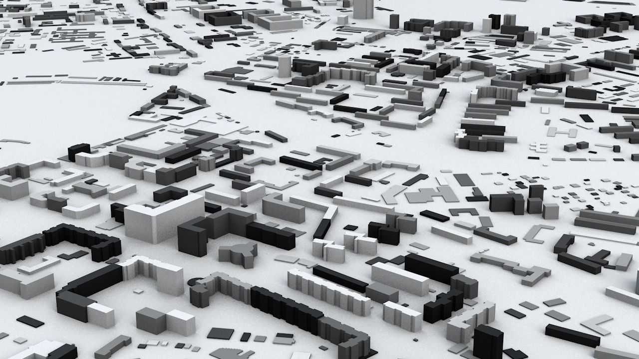 Kazan Streets and Buildings 3D model_4